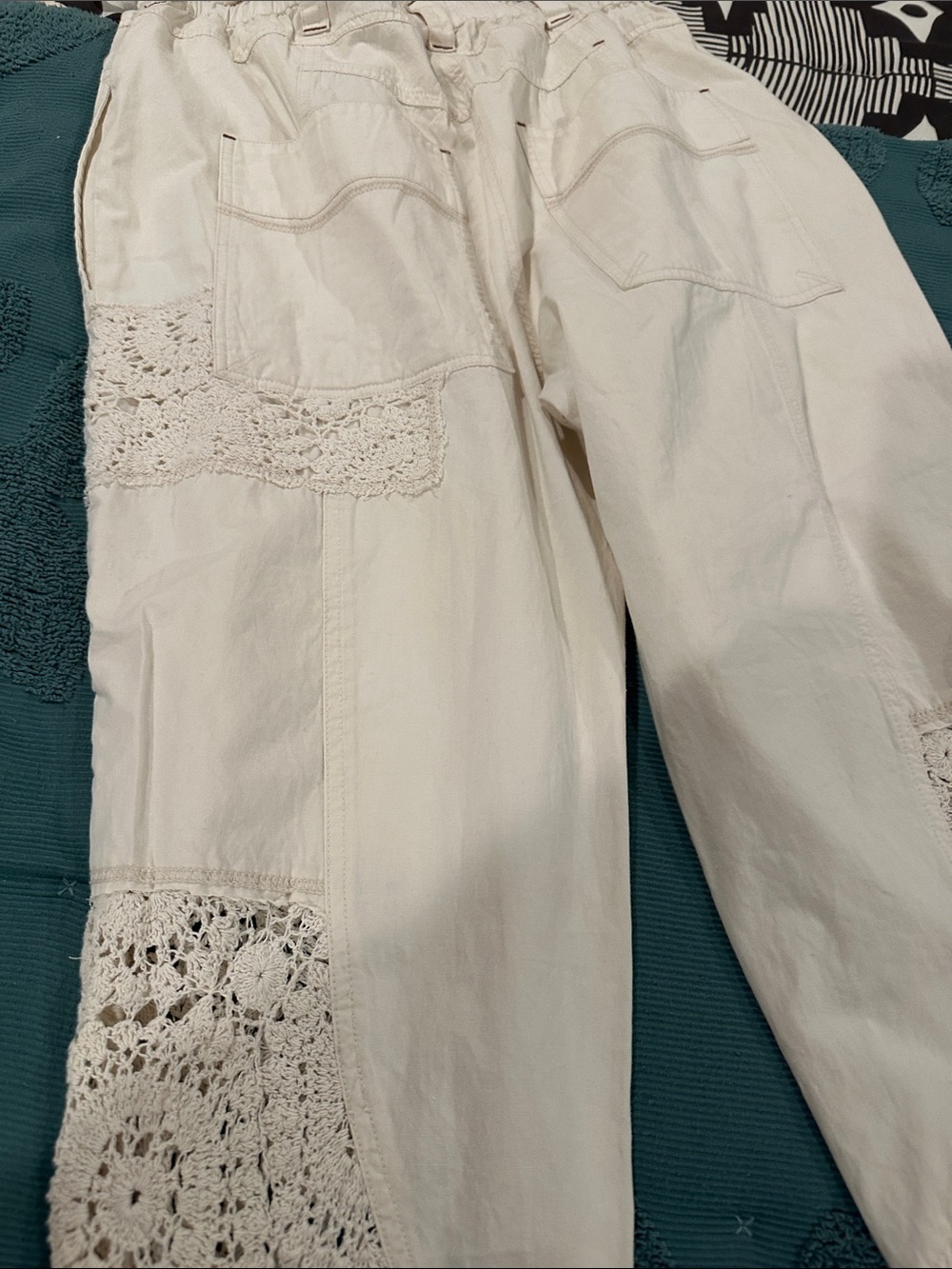 Free People Rockaway Craft pants NWT sz. M - Picture 7 of 10